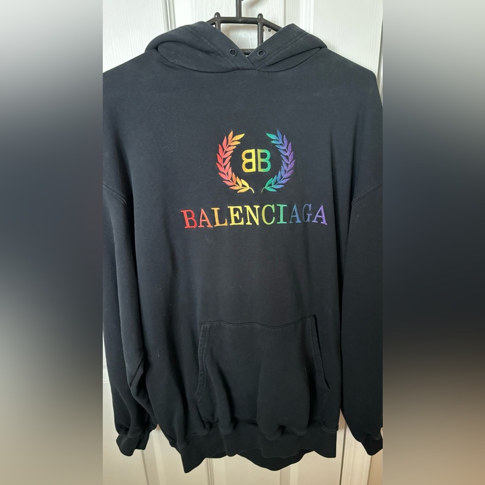 Balenciaga Rainbow BB Hoodie XS